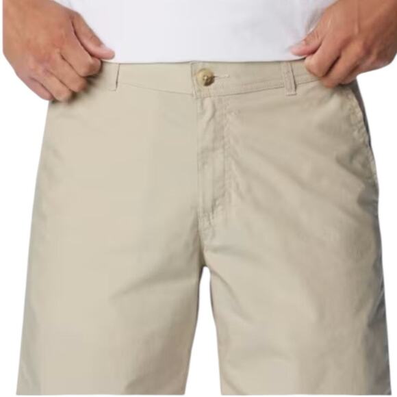 Columbia Mens Fossil (Tan) Washed Out Lightweight Summer Shorts | NEW/NWT!! - Picture 5 of 15